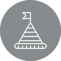 Traffic Cone Minimal User Interface Element vector