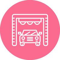 Car Wash Isometric Web Graphic Illustration vector