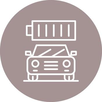 Full Battery Wireframe Mobile App Design vector