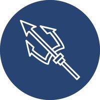 Trident Bold Modern App Graphic vector