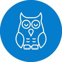 Owl Web Style UI Graphic vector