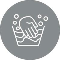 Hand Wash Flat UI Graphic Form vector