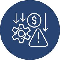 Crisis Management High Contrast Style Badge vector