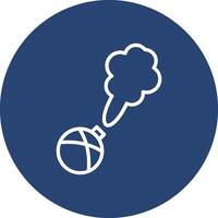 Smoke Bomb High Detail Shape vector