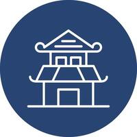 Building Compact Flat Web Symbol vector