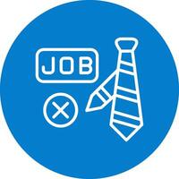 Job Solid Color Fill Symbol vector