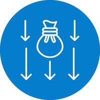 Wage Thin Outlined Line Element vector