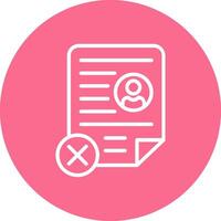 Not Qualified Smooth Modern UI Symbol vector
