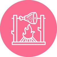Cooking Sharp Linear Design Mark vector