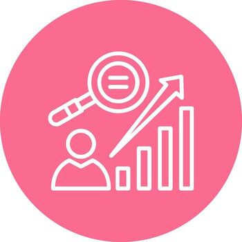 analitycs degradado estilo ui elemento vector