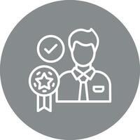 Best Employee Clean Sleek Digital Design vector