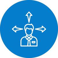 Decision Elegant Flat Illustration vector
