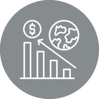 Statistics Bold Modern App Graphic vector