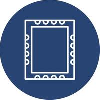 Frame Bold Line Outline Badge vector