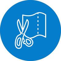 Cutting Smooth Modern UI Symbol vector