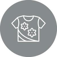 T Shirt Minimal Interface Design Badge vector