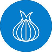 Onion Minimal Interface Design Badge vector