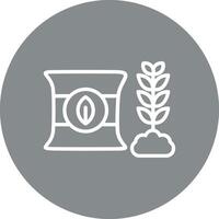 Grain Interactive Clean Symbol vector