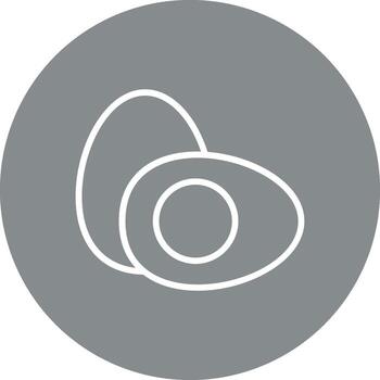 Eggs Clean Frame Design Object vector