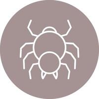 Spider Pastel Toned Sketch Mark vector
