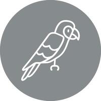 Macaw Pixel Grid Style Artwork vector
