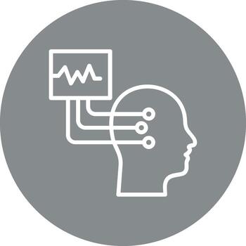 Eeg Based UI Badge vector