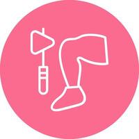 Knee Sharp Edged UI Visual vector