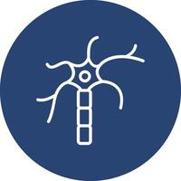 Nerve Cell Modern Digital Tech Element vector