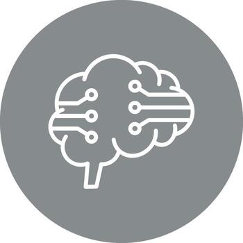 neurociencia código establecido ui símbolo vector