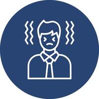 Nervous Shadowed Flat UI Design vector