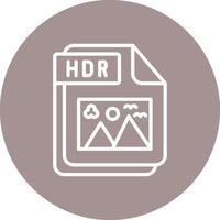 HDR Bright Minimal Flat Artwork vector