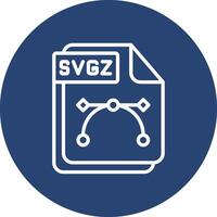 SVGZ Dark Mode UI Symbol vector