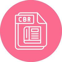 CBR Clean Minimal UI Concept vector