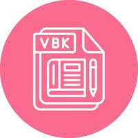 VBK Creative Graphic Grid Symbol vector