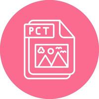 PCT Geometric Mobile App Mark vector
