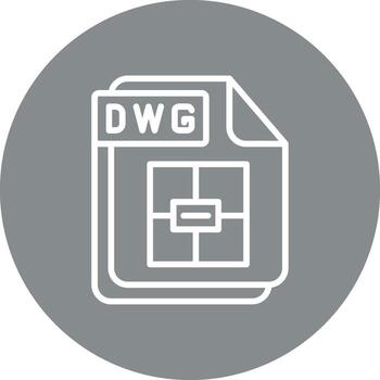 DWG 3D User Interface Shape vector