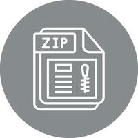 ZIP Modern Digital Tech Element vector