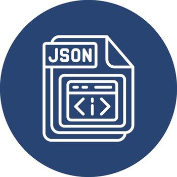 JSON Technology Styled Design Form vector