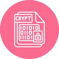CRYPT Abstract User Interface Visual vector