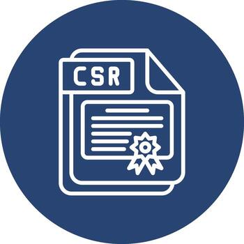 CSR App Focused Graphic Design vector