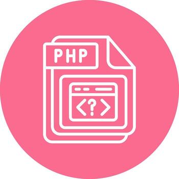 php color cepillo carrera símbolo vector