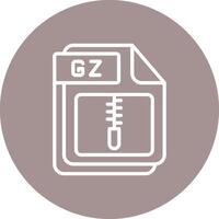 GZ Modern App Interface Badge vector