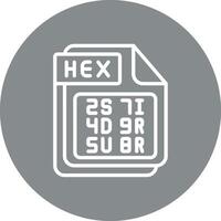HEX Shadowed Flat UI Design vector