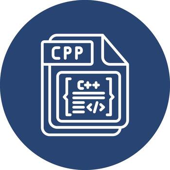 CPP Geometric Graphic Style Badge vector