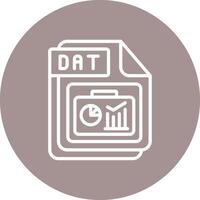 DAT Technology Styled Design Form vector