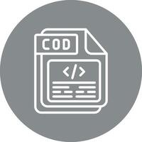 COD Futuristic Mobile App Badge vector