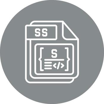 ss agudo afilado ui visual vector