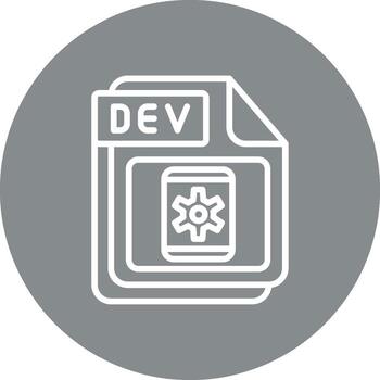 DEV Flat UI Graphic Form vector