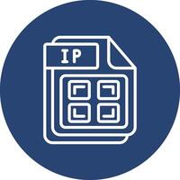 IP Color Brush Stroke Symbol vector
