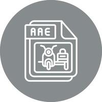 AAE Modern App Interface Badge vector